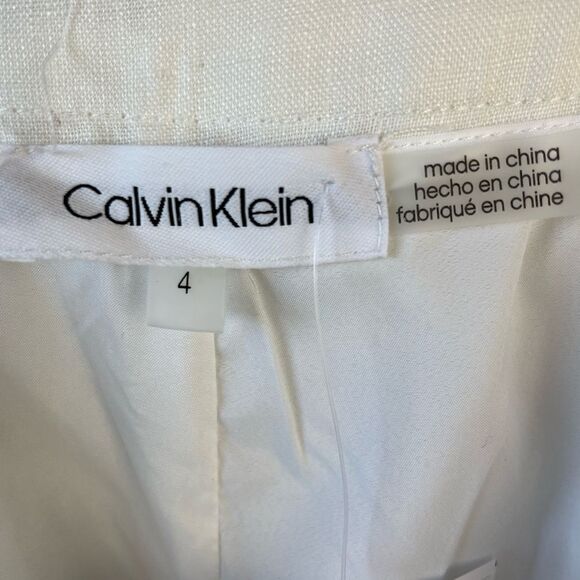 NWOT Calvin Klein Dress Shorts Size 4 - Picture 5 of 6